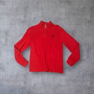 Red Quarter Zip